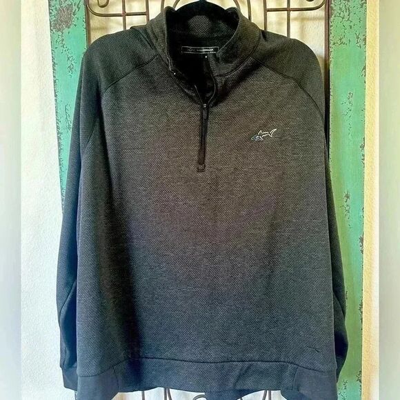 Gregory Norman Collection pullover half zip. Perfect for chilly am golfing. - Picture 2 of 6